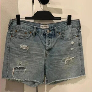 Madewell Women's Light Blue Denim Shorts
